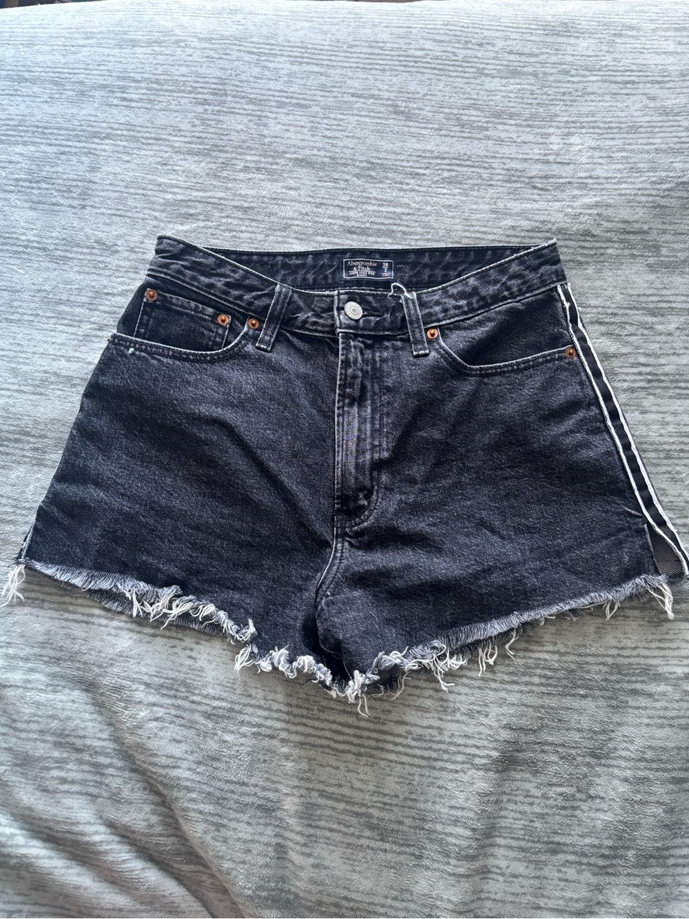 Abercrombie & Fitch High-Rise Denim Shorts